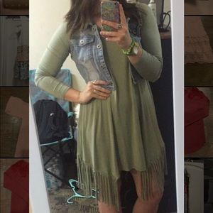 Francesca’s Fringe Dress